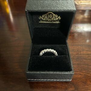 HarlemBling Silver Sparkling Stone Ring